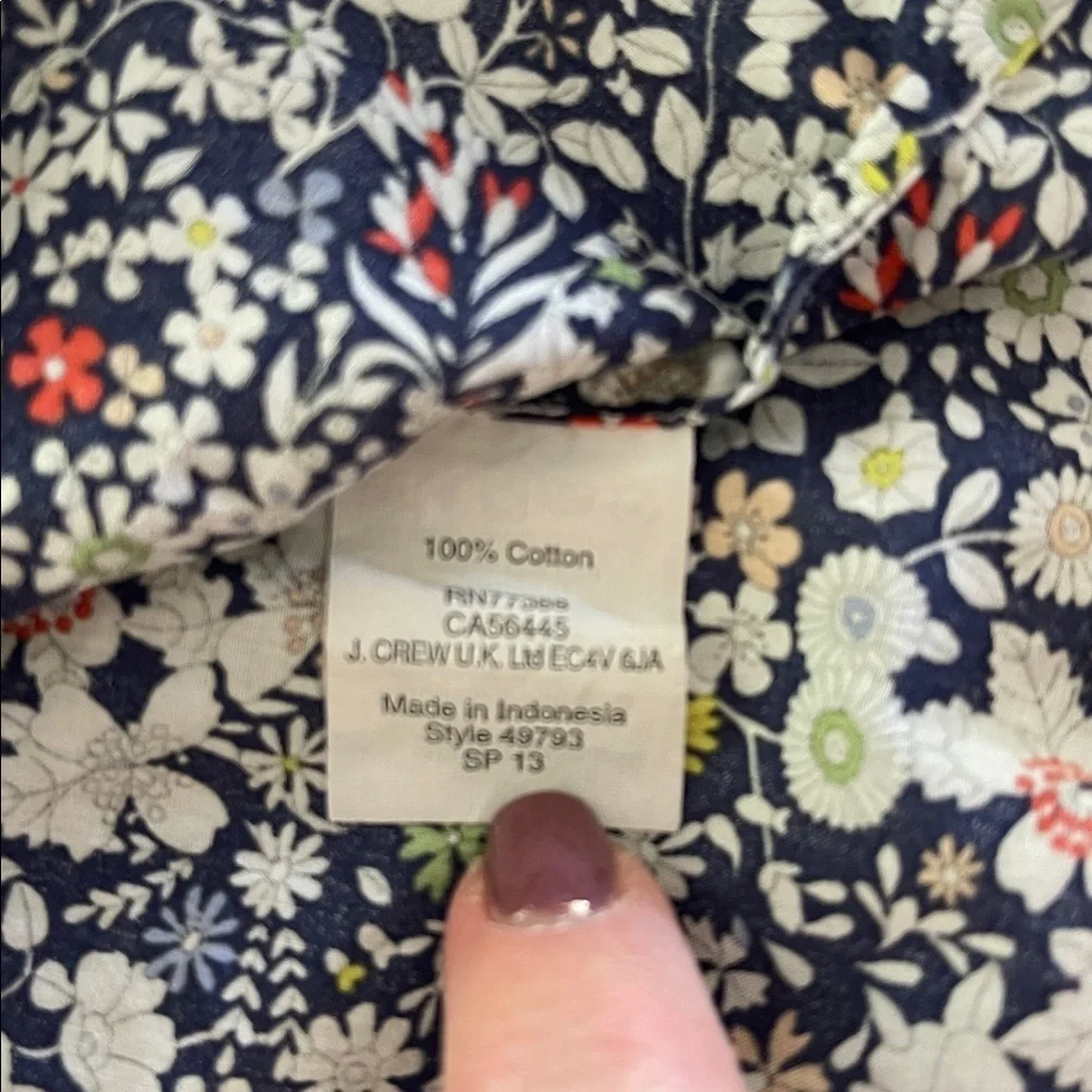 J. Crew Liberty Print 